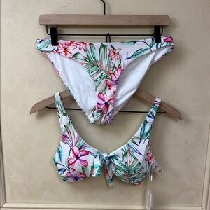 New! Tinibikini Floral Bikini size Large